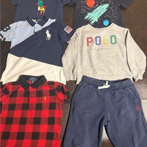 Polo by Ralph Lauren Kids' Red and Black Checkered Shirt